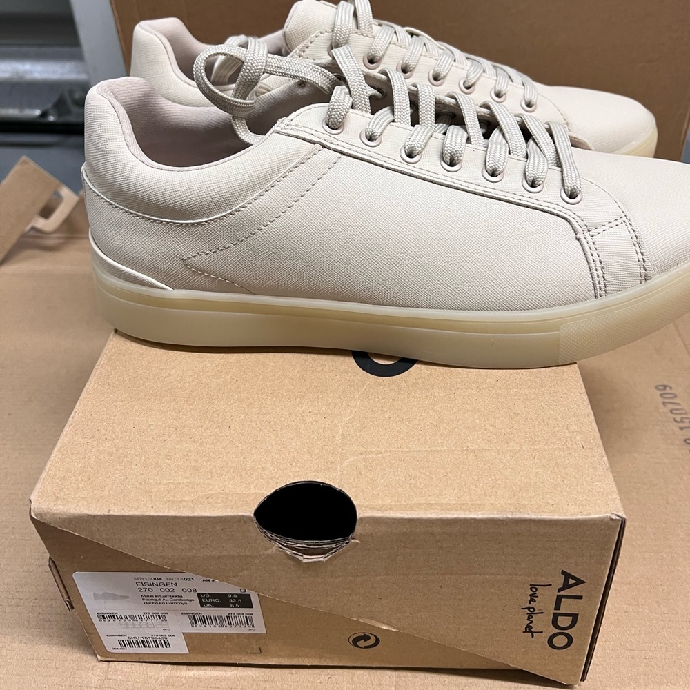 Aldo men’s shoes Eisengen .size 9.5 beige